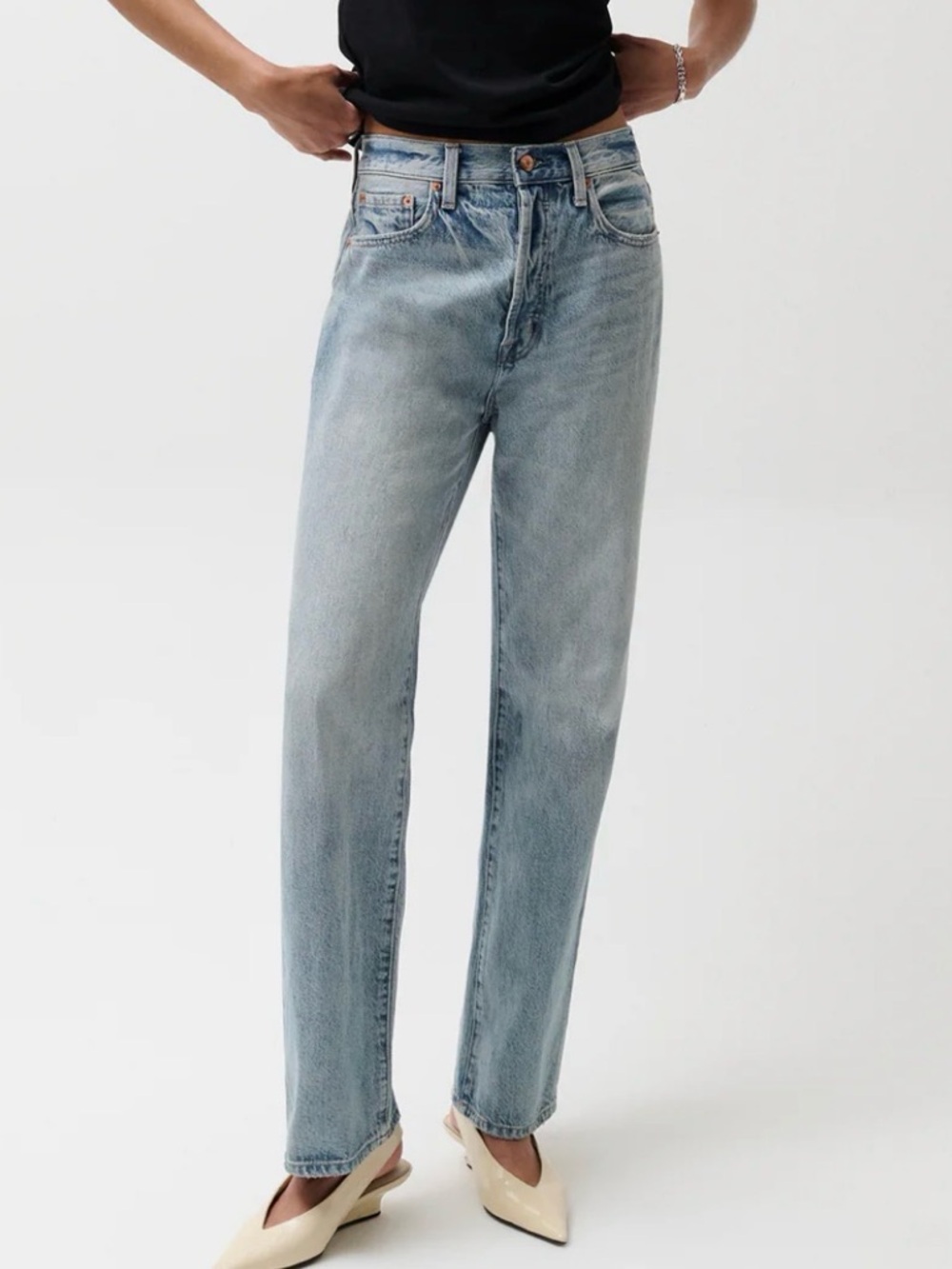 Pistola Cassie High Rise Straight Jean - Picture 2 of 8